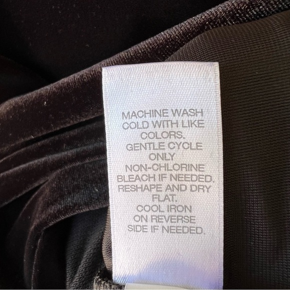 J.JILL BLACK VELVET MIXED MEDIA LONG SLEEVE TUNIC TOP SIZE XL NWT - Picture 7 of 11